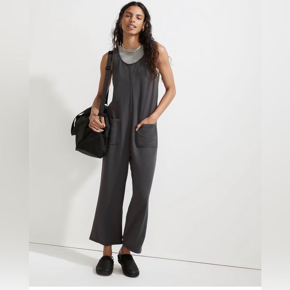 MWL Superbrushed Pull-On Burgundy Jumpsuit